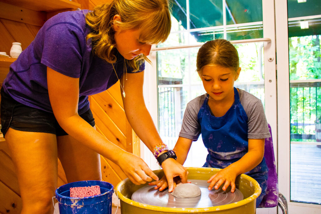 From the moment campers arrive, the day is go, go, go. You could be starting with group games, helping with arts & crafts, leading a swim session, or cheering campers on in a relay race.