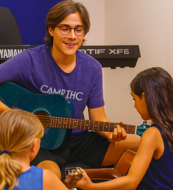 Music Instructor - Whether it’s guitar by the campfire or preparing campers for a talent show duet, music is the soul of summer camp.