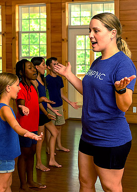 Performing Arts at camp is about more than perfecting routines and hitting high notes. It’s about helping campers express themselves