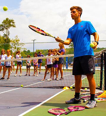 Summer Camp Tennis Coach - Coaching experience is helpful but not essential