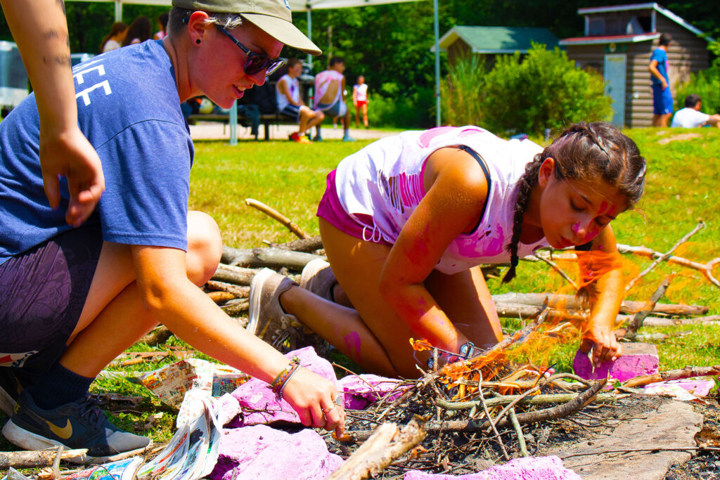 Campfire Co-ordinator's lead songs, tell stories, and keep the energy high as campers and staff come together.