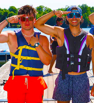 Sailing & Motorboat Driving at an American Summer Camp